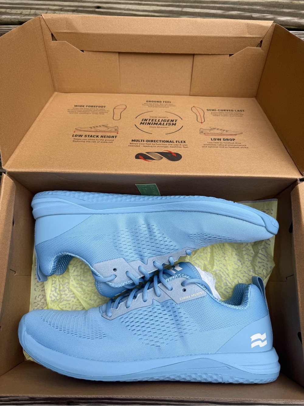 New Strike MVMNT Movement Haze Trainer Sky Blue CrossFit Sz 11 Retail $155  🔥